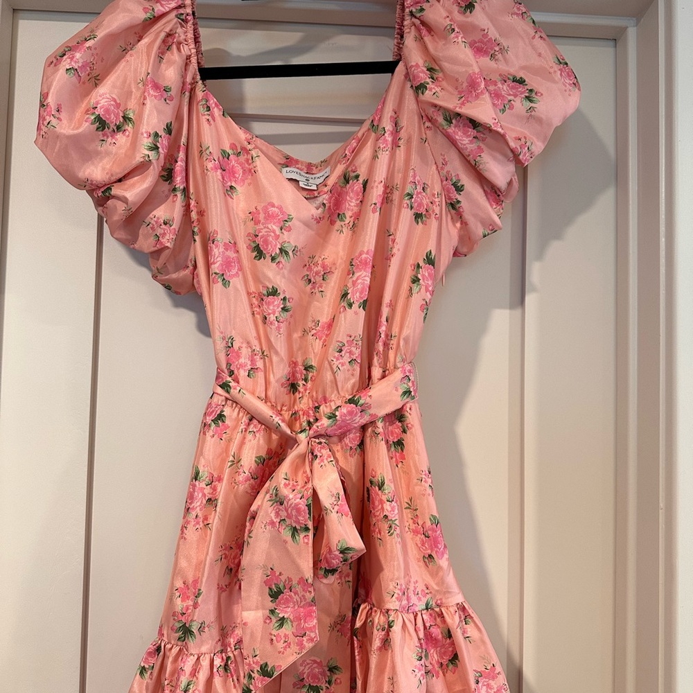 LoveShackFancy for Target Pink Floral Dress